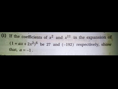 Question image for This question is from binomial theorem. Plz help